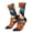 2 Black-2, variant on Vintage Colorful Flower French Bulldog Print Adult Socks for Men & Women,Calf Socks, Ankle Socks,Boots Socks,Breathable Casual Sock,Unisex Crew Socks