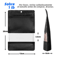 thumbnail image 2 of 200 Bolsas Stand Up Pouch Kraft Con Ventana Para 12*20 Cm Xtellar negro, 2 of 4