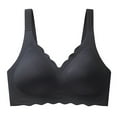 thumbnail image 5 of Women's Seamless Wireless Bra - Full Coverage, Padded, V Neck, Nylon Spandex, Comfortable Daily & Sleepwear, 5 of 6