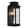 thumbnail image 2 of CWI Lighting Lanterne Murale Extérieure Noire à 2 Lumières, 2 of 6