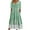 Green dresses, variant on Dresses for Women 2024 Fall Comfy Cotton High Waist Flowy Pleated Swing Vintage Graphics Tunic Pocket Dresses Western Print Short Sleeve V-Neck Long Formal Dresses for Women Blue XL