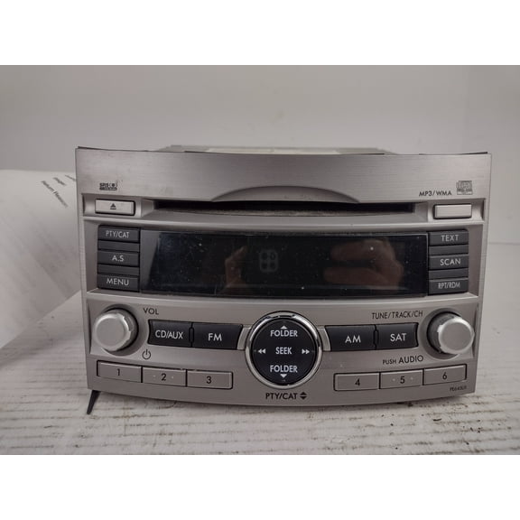 Pre-Owned 10 11 12 Subaru Legacy AM FM CD Radio Receiver OEM - Verify Specific Vehicle Fitment In Description - (Good)