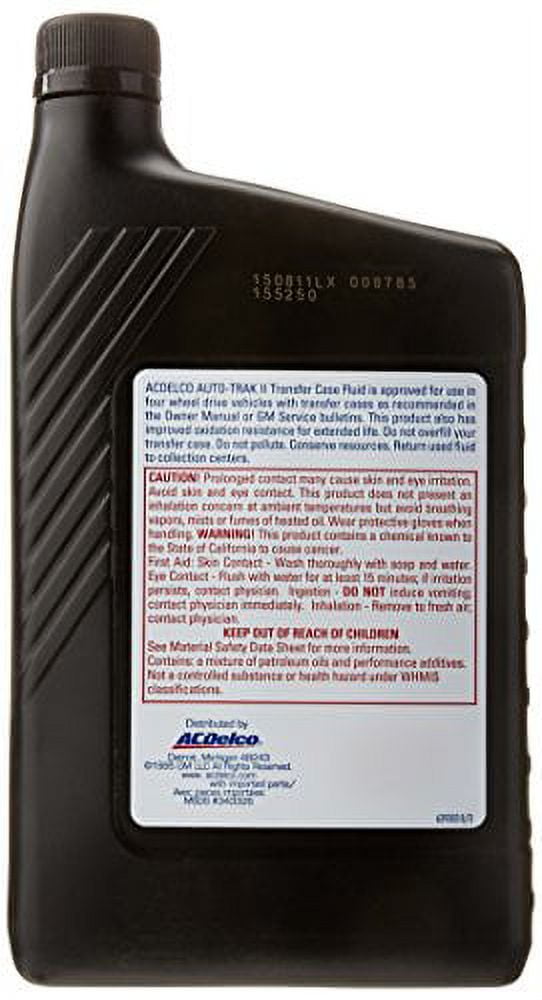 ACDelco GM Original Equipment 10-4017 Auto-Trak II Transfer Case Fluid - 33.8 oz