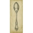 thumbnail image 2 of Harper, Ethan 10x18 Black Ornate Wood Framed with Double Matting Museum Art Print Titled - Antique Spoon, 2 of 4