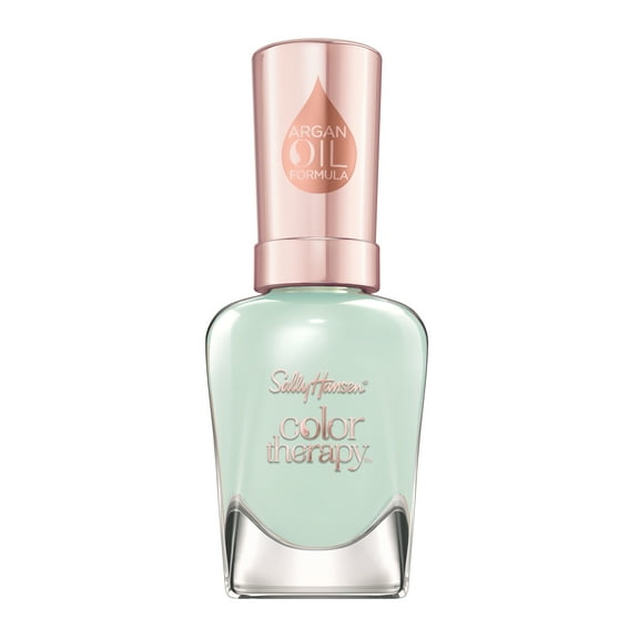 Sally Hansen Color Therapy Nail Color Polish, Cool As A Cucumber, 0.5 fl oz, Argan Oil Formula