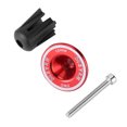 thumbnail image 2 of Sonducket Hot Bike Grip Handle Bar End Cap Aleación de aluminio Manillar Grips Tapones Tapas para manillar de bicicleta Accesorio Ciclismo rojo, 2 of 6