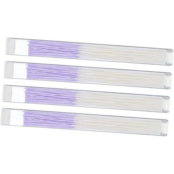 4 Boxes Ear piercing cleaning line Earrings Hole Cleaner ear hole piercing cleaner ear cleaners portable ear piercing cleaner brine baby purple anti-blocking thin cotton thread