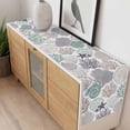 thumbnail image 4 of Coastal Coral Table Runner - 72 Inch Long, Kitchen Dining Table Runner Dresser Scarves, Nautical Ocean Beach Conch Shells Starfish Farmhouse Decor for Coffee Tables Wedding Party Banquet, 4 of 8