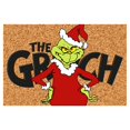 thumbnail image 2 of Christmas Grinch Rugs & Doormats Christmas Door Mat Outdoor Welcome Mat For Front Door, Entryway Christmas Carpet, 23.7X 15.9 Inch Funny Door Mats , Anti-Slip Rug Decorations For Home, 2 of 4