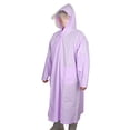 thumbnail image 3 of Chubasquero con capucha Strade Fareast Limited impermeable capa de lluvia EVA sombrero de ala ancha XL morado, 3 of 8