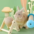 thumbnail image 4 of Rabbits Scratcher Posts SisalHemp Ball BiteResistant Small Animal Chewing Toy, 4 of 16