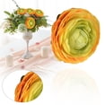 thumbnail image 2 of QIDESHIP Artificial Flower Head, 2.8 Inch Silk Lotus Bloom, Soft Realistic Fabric with Bendable Stem, for DIY Wedding Bouquets Table Centerpieces Wreaths, 2 of 9