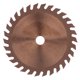 thumbnail image 1 of Hoja de sierra circular de carburo cementado de bronce, disco de corte de metal y plástico, herramienta para carpintería, 85 x 10 x 30 dientes, 1 of 9