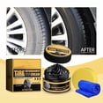 thumbnail image 1 of Pasta de cera para la restauración de neumáticos de coche: oscurece el brillo y proporciona un limpiador descontaminante para restaurar neumáticos descoloridos, hidratar el brillo, proteger con, 1 of 6