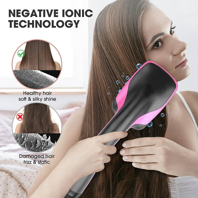 Hinzonek One-Step Hair Dryer Brush, Ionic Technology, 1100W, Hot