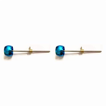2X Aluminum Alloy Drum Pedal Beater Kick Drum Foot Pedal Beater Percussion Instrument Accessory Part,Blue,2 x Drum Beater,Blue