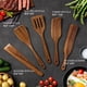 thumbnail image 4 of Juego de 5 Espátulas de Madera, Cucharas de Madera para Cocinar, Utensilios de Cocina Antiadherentes y ., 4 of 5