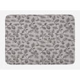 thumbnail image 1 of Pine Cone Bath Mat, Earth Tones Inspired Fir Cones with Twigs and Spruce Christmas Pattern, Plush Bathroom Decor Mat with Non Slip Backing, 29.5" X 17.5", Warm Taupe Dark Brown, by Ambesonne, 1 of 2