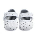 thumbnail image 3 of Douhoow Newborn Baby Girl Flower Dot Shoes Crib Shoes Infant Soft Sole Canvas Crib Shoes, 3 of 6