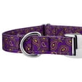 thumbnail image 5 of Country Brook Petz® Premium Purple Paisley Reflective Dog Collar, Large, 5 of 5