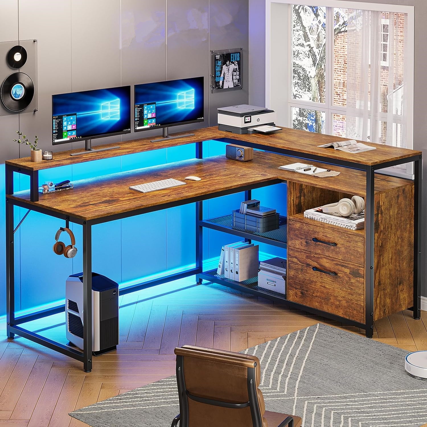 L computer desk discount