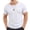 White, variant on Mens T-Shirts Breathable Thin Round Neck Tops Basic Soft Summer Undershirt Workout Fitness Clothes Big and Tall