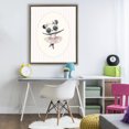thumbnail image 3 of Stupell Industries Cottage Nursery Ballerina Panda Striped Brown Floating Frame Canvas Art, 25 x 31, by LSR Design Studio, 3 of 8