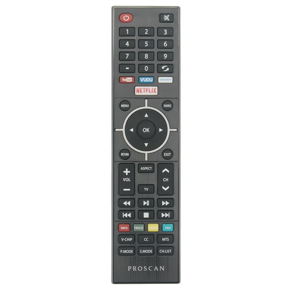 New Remote Control for Proscan TV with Vudu Netflix Youtube Shortcut Key