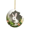 thumbnail image 1 of TechWave Easter Tapping on Window Easter Bunny Pattern In Hole Acrylic Pendant Decoration To Celebrate Easter Festivities, 1 of 5
