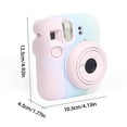 thumbnail image 4 of Funda de silicona para cámara instantánea, carcasa blanda para Instax Mini 12 (colorido B), 4 of 6