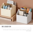 thumbnail image 3 of FUEENIRVA Storage Box Plastic Beige Storage Solution For Household Use 1Pcs, 3 of 8