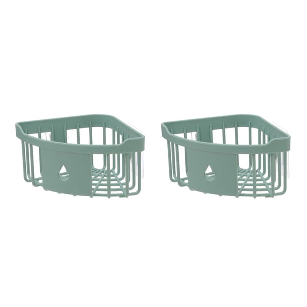 Estante de Soporte de baño Billuyoard Multicolor Tamaño compacto 2piezas Verde