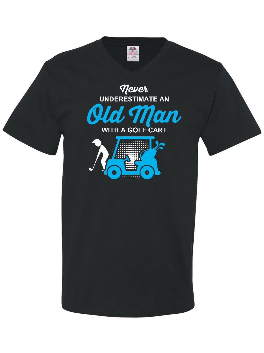 Inktastic Underestimate Old Man Golf 