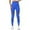 Blue, variant on Bibifish Womens Yoga Pants Mesh Panel Design Full-Length Yoga Pants High-Waist Breathable Fabric Gym Workout Ventilated Activewear