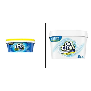 OxiClean White Revive Powder 3 lbs & Versatile Stain Remover 1.77 lbs