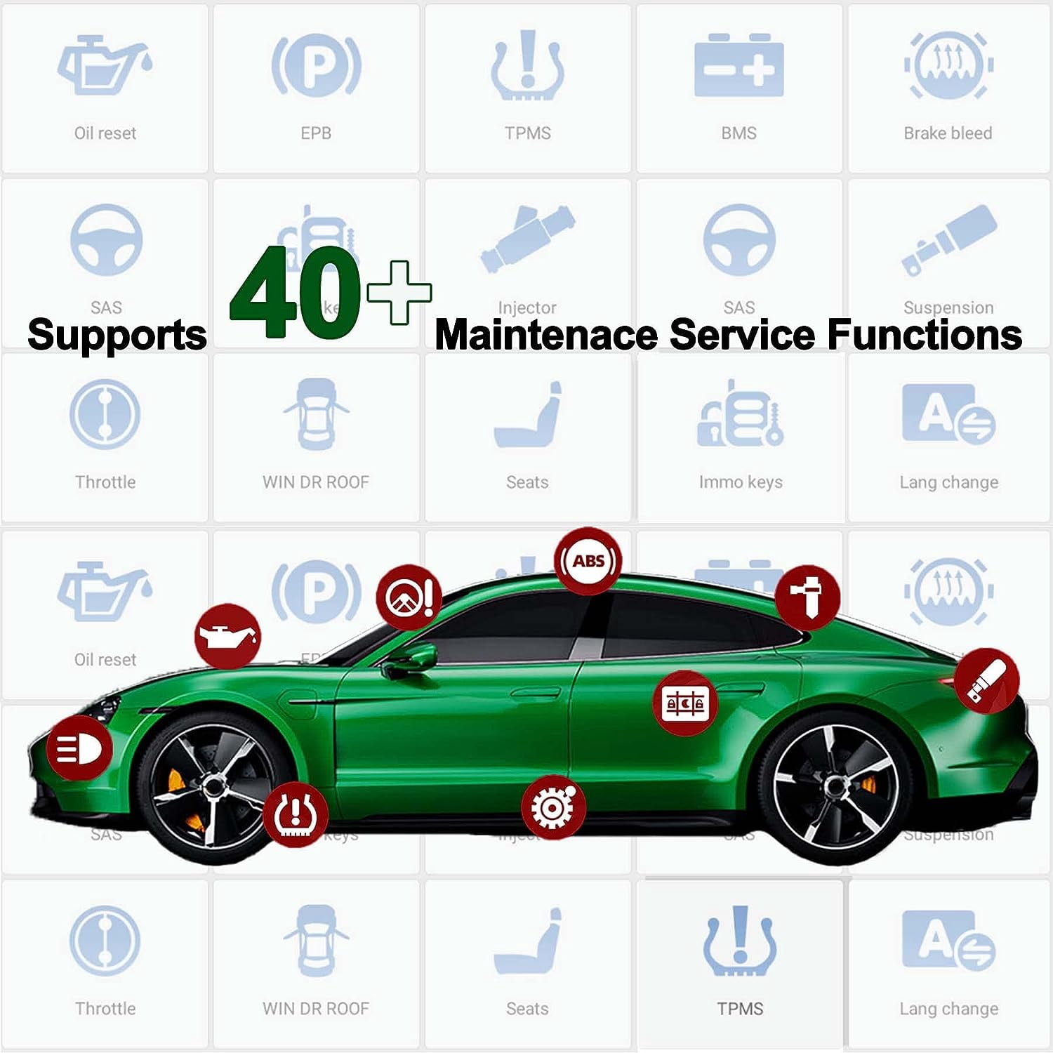 Autel MaxiCheck MX900 OBD2 All System Diagnostic Scanner, Upgraded MX808 MK808, 2024 Bi Directional Scan Tool, 40+ Service, 10000+ Vehicles, DoIP/CAN FD, Read/Clear Code, Work with MV105 MV108