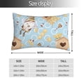thumbnail image 2 of Balery Cute Gnome Bee Collects Honey Funda de Cojín Estampada, Regalos para Mujeres, Regalos de Amor para Ella, Regalos para Novia o Esposa, Funda de Almohada-14"x20", 2 of 6