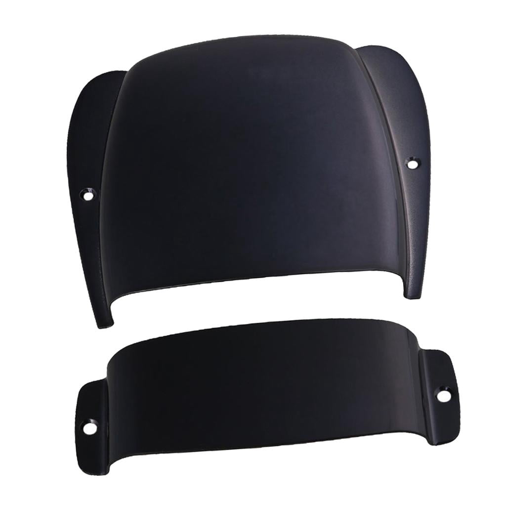 LeeQinersw Zinc Alloy Jazz Bass Guitar Bridge&Pickup Cover for Electric Bass Black