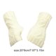 thumbnail image 4 of Qarigey 1 par de guantes sin dedos, ropa de punto, mitones con orificio para el pulgar, calentadores de manos, regalos de navidad, accesorios de guantes y mitones blanco Qarigey AP009708-03B, 4 of 6