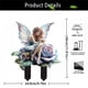 thumbnail image 3 of Estaca de Acrílico para Jardín, Decoración Exterior | Diseño 2D de Mujer Alada, 30 X 25 Cm, Adorno Resistente a La Intemperie | Maceta Decorativa para Fiestas de Jardín y Decoración de Temporada, 3 of 6