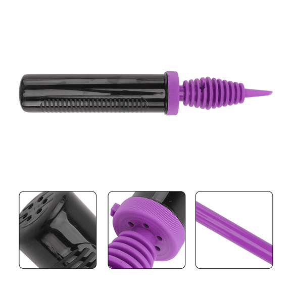 PENIKOKO 2-Pack Manual Balloon Inflator Pump Lightweight Air Pump for Round and Balloons Easy to Use