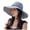 Grey, variant on Lispipm Women Wide Brim Sun Hat Fashion Bow Bucket Hats Adjustable Size Summer Beach Caps Ladies Outdoor Travel Casual Cap Grey