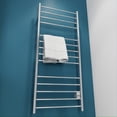 thumbnail image 5 of ANZZI Elgon 14-Bar Stainless Steel Wall Mounted Towel Warmer Rack with Polished Chrome Finish, 5 of 9