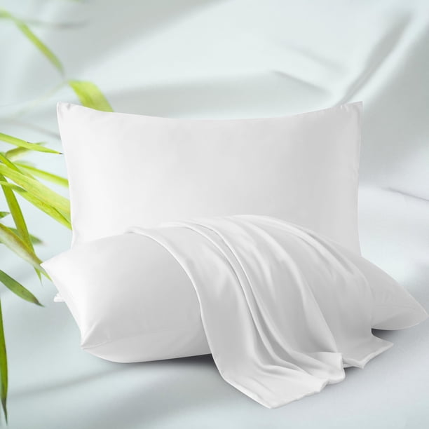 Fundas de Almohada Zaizaihome King Viscosa de Bambú 51x91 cm 2 piezas
