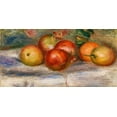 thumbnail image 2 of Renoir, Pierre-Auguste 14x9 Black Ornate Wood Framed with Double Matting Museum Art Print Titled - Apples, Oranges, and Lemons 1911, 2 of 4