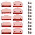 thumbnail image 3 of Zipper Pull Replacement,10sets Zipper Stopper Glossy Zipper Parts Bag Hardware Precision Engineered, 3 of 8