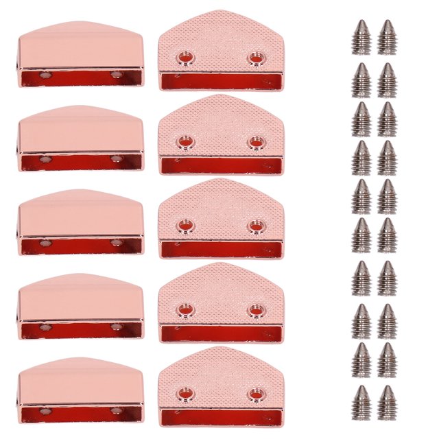 Zipper Pull Replacement, Small Compact Attractive Decorative Zipper Stopper Convenient Practical For Clothes For Bags For Suitcases Colorful,Bronze,Gray,Rose Gold,White