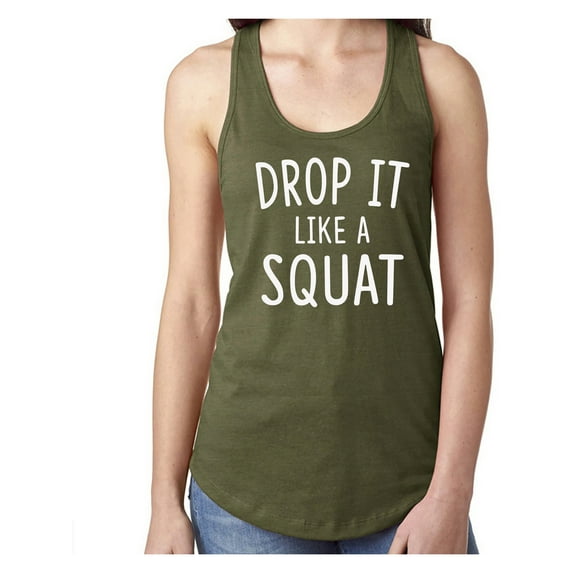 Drop It Like A Squat Racerback Tank