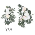 thumbnail image 2 of 2pcs Lifelike Wedding Arch Flowers Fadeless Exquisite Decor with Convenient Clips for Indoors Outdoors, 2 of 7