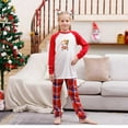 thumbnail image 2 of Odeerbi Matching Family Christmas Pajamas Sets Xmas Family Home Wear Sets 2025 Casual Printed Top with Bottom Outfits Loungewear Sleepwear Jammies for Kids, 2 of 7